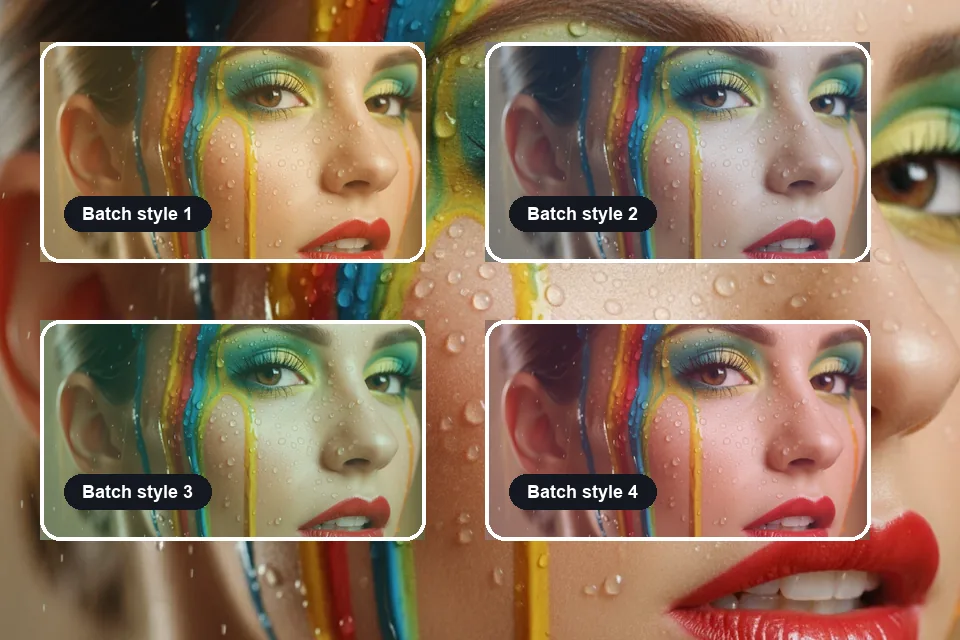 Bulk Text Variations example for text overlay workflows