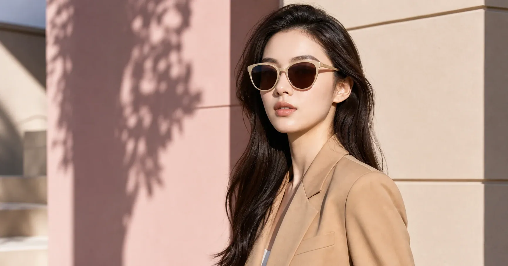 fashion portrait against a clean replaced background