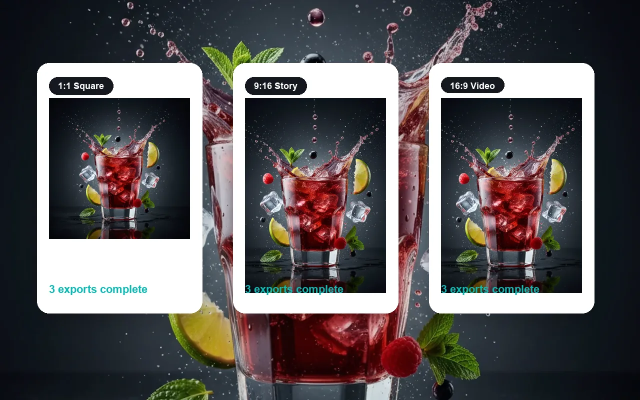 social campaign before and after preset resizing after